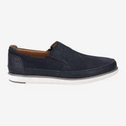 Clarks Art.  Bratton Step Blau -Modeschuhgeschäft aussenseite 1428060156