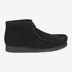 Clarks Art.  Wallabee Boot Schwarz -Modeschuhgeschäft aussenseite 1520060227