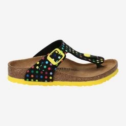 Birkenstock Art.  GIZEH KIDS Schwarz, Kombiniert -Modeschuhgeschäft aussenseite 3280910006
