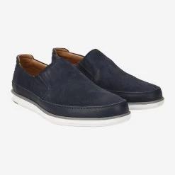 Clarks Art.  Bratton Step Blau -Modeschuhgeschäft paar 1428060156