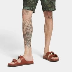 UGG Art.  WAINSCOTT BUCKLE SLIDE Braun -Modeschuhgeschäft sonder 1823010118