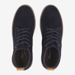 Marc O'Polo Marc O’ Polo Art.  LACE FLATHEEL BOOTIE Blau -Modeschuhgeschäft top 1528060071